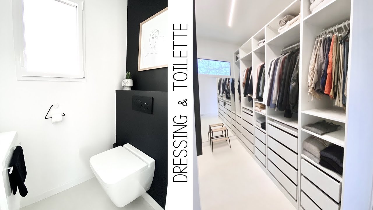 BIG TRANSFORMATION DES TOILETTES ET DU DRESSING ! PEINTURE - DÉCO - FINITIONS...