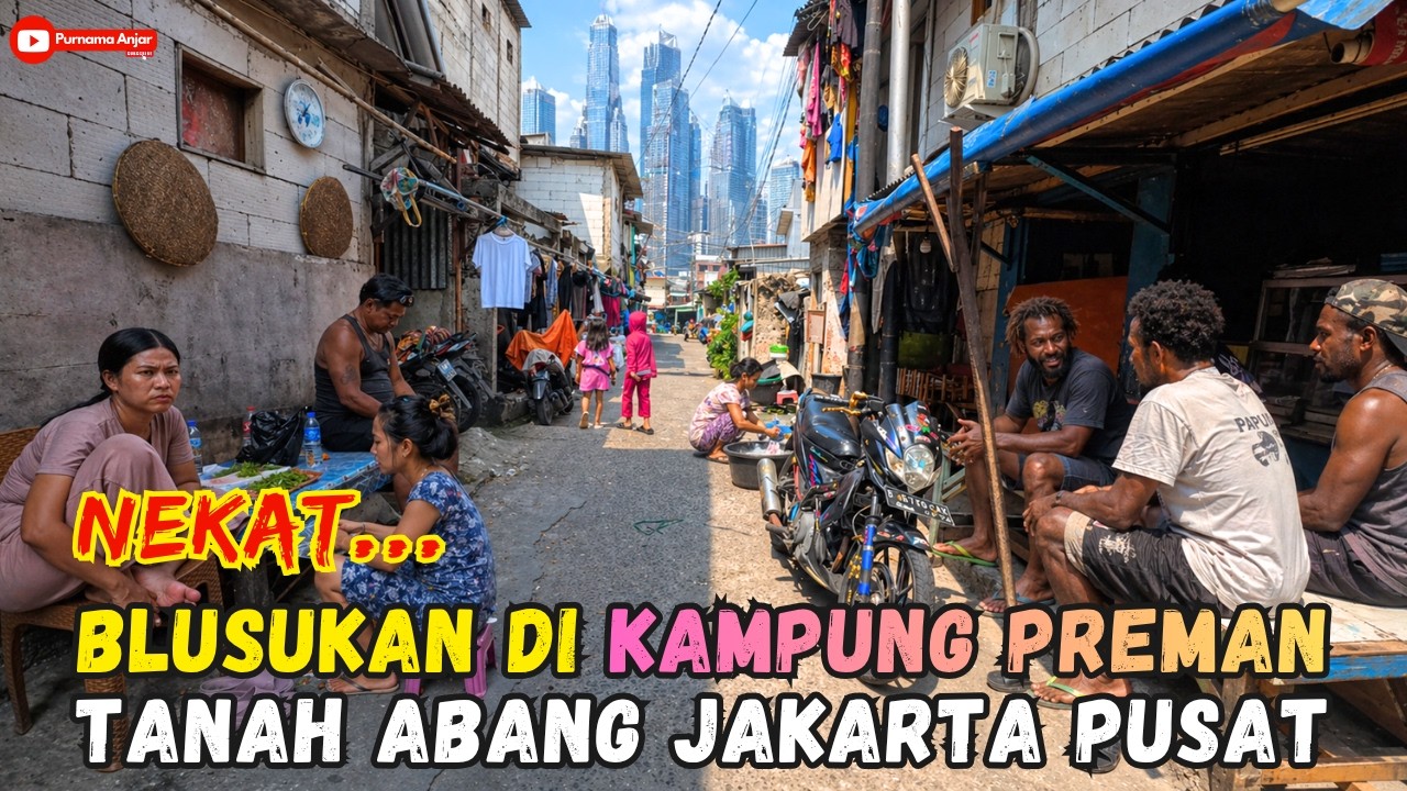 SEMPAT DITEGUR WARGA KARENA GAK TAHU 😱 BLUSUKAN KE KAMPUNG TANAH ABANG JAKARTA PUSAT