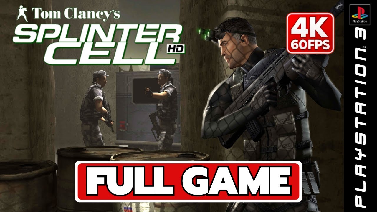 Splinter Cell HD Gameplay Walkthrough Full Game (4K 60FPS) - No Commentary