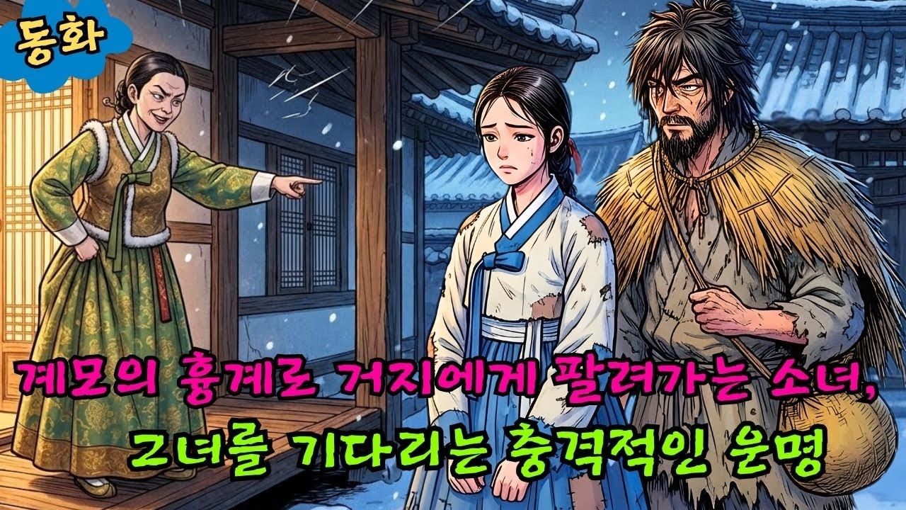 계모에게 쌀 한 가마니에 팔려간 최진사 댁 딸, 알고 보니 남편이 조선 최고의 권력가? (소름 돋는 반전)ㅣ옛날이야기 ㅣ민담 ㅣ오디오북ㅣ전설ㅣ설화 ㅣ야담