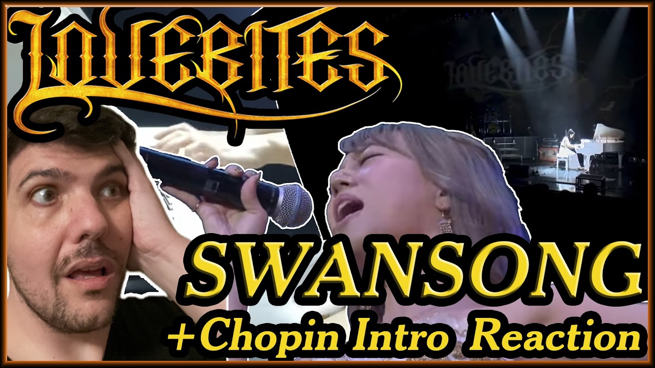 WHAT DID I JUST WATCH!? Reaction to LOVEBITES Swan Song + Chopin Intro!