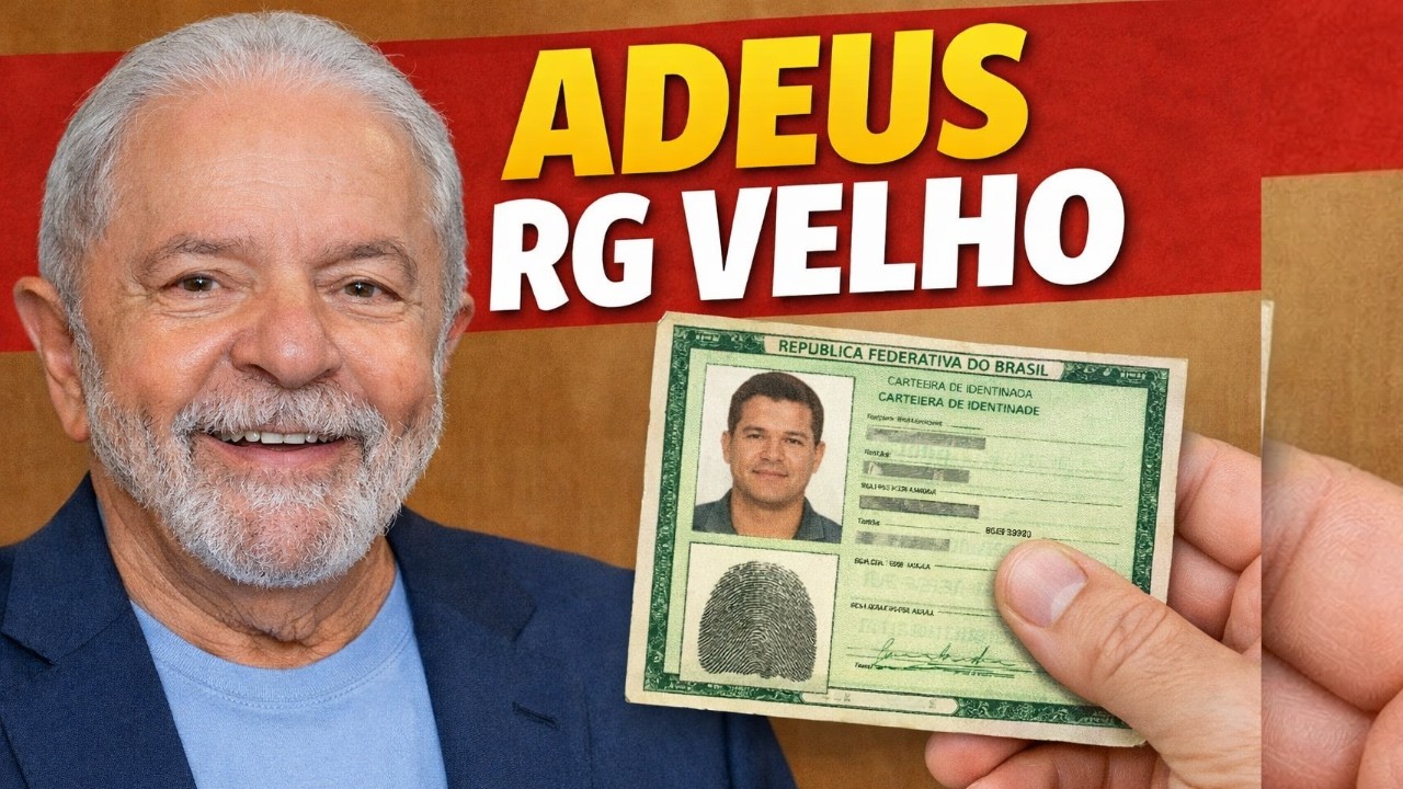 URGENTE GOVERNO FEDERAL EMITE ALERTA GERAL SOBRE O FIM DO RG E OBRIGATORIEDADE DA NOVA CIN