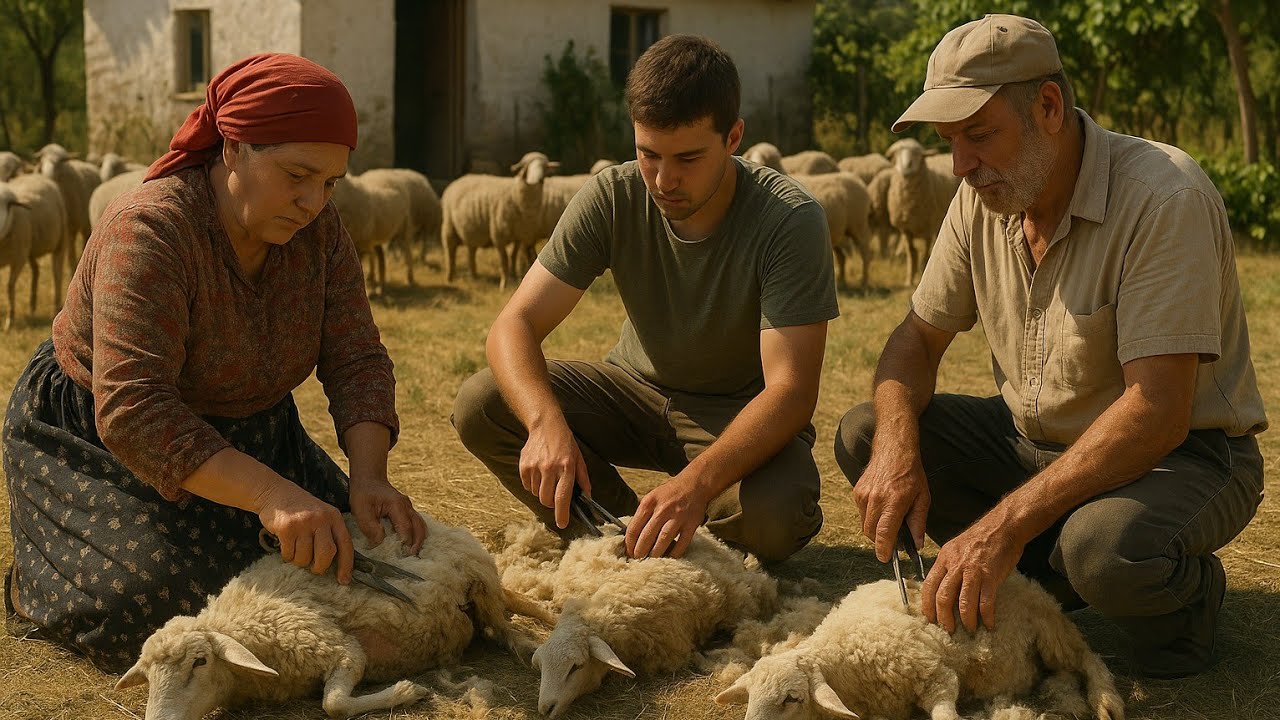 The Joy of Shearing Sheep with Family