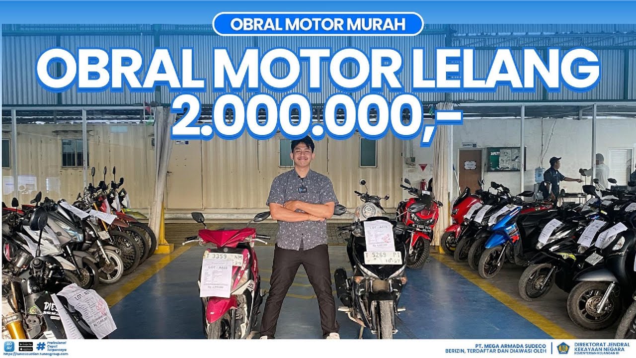 OBRAL MOTOR LELANG HARGA MULAI 2 JUTA !