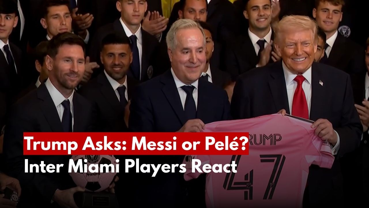 Trump Welcomes Messi to White House, Sparks Messi vs Pelé GOAT Debate