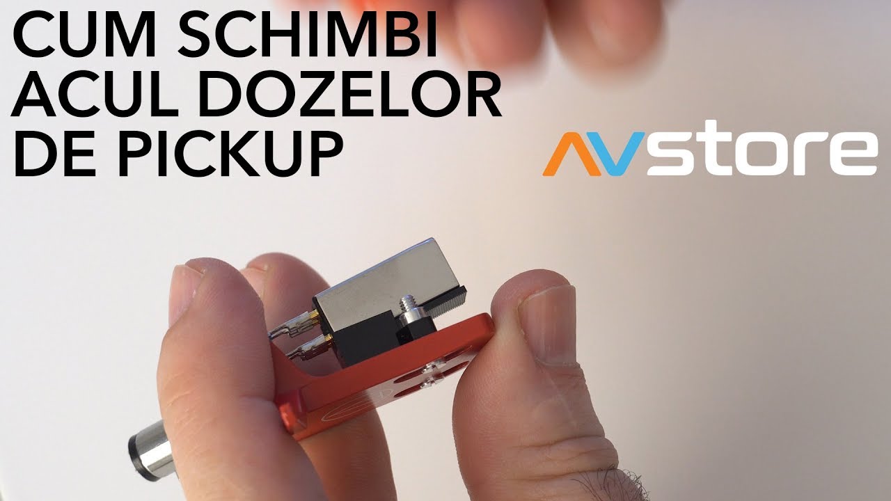 Cum schimbi acul dozelor de pickup - Audio-Technica, Goldring, Ortofon