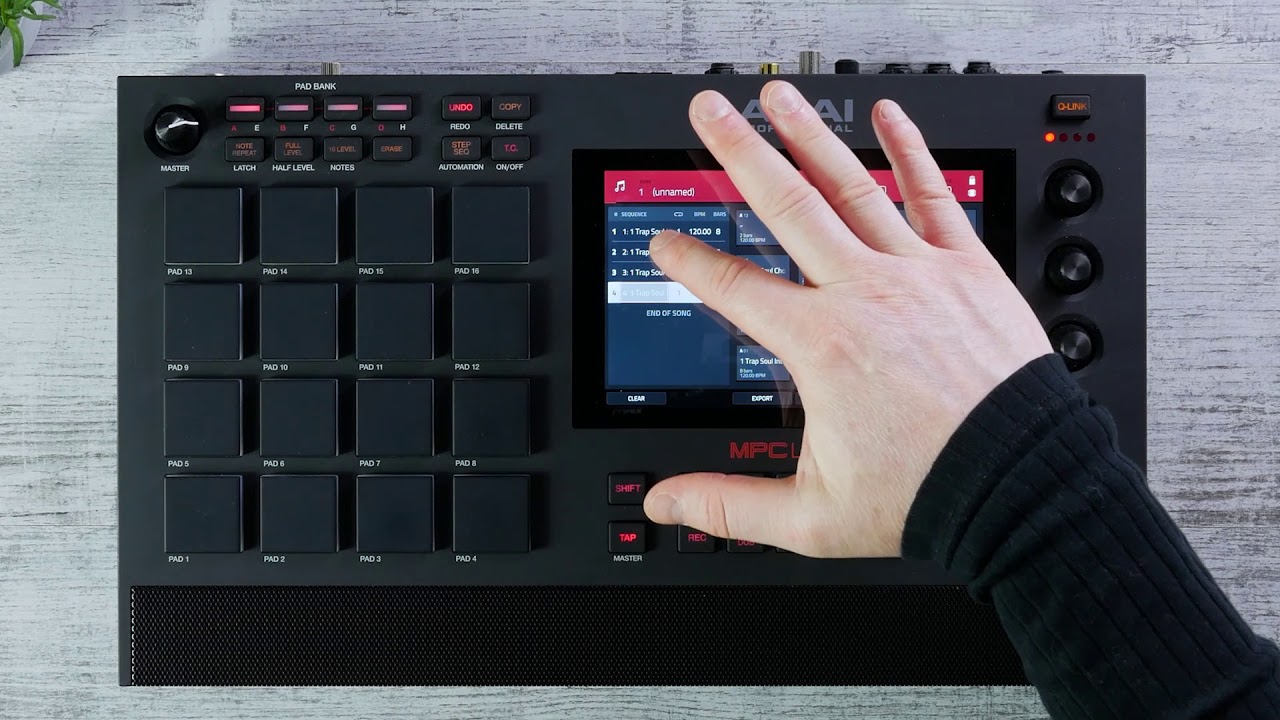 MPC Live II | Использование режима песни