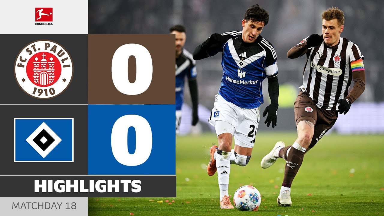Intense Hamburg Derby! | ST. PAULI - HAMBURGER SV | Highlights | Matchday 19 &ndash; Bundesliga 2025/26
