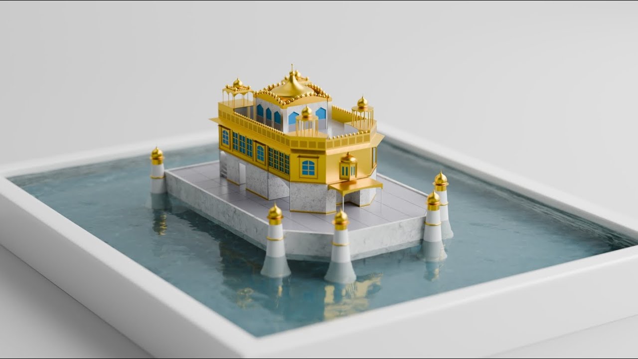 How to model Golden Temple in Blender || Part 2