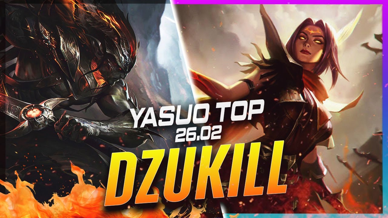 Dzukill - Ясуо против Ирелии на верхней линии, патч 26.2 - Геймплей за Ясуо