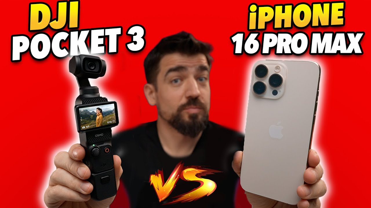 HANGİSİ DAHA İYİ? BÜYÜK KAPIŞMA! DJI Pocket 3 vs Iphone 16 Pro Max