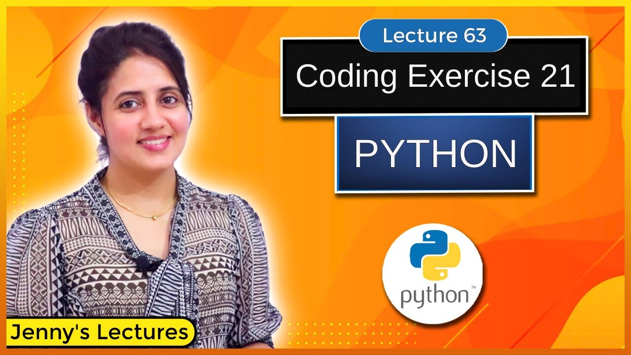 Coding Exercise for Beginners in Python with solution | Exercise 21 |Python for Beginners #lec63