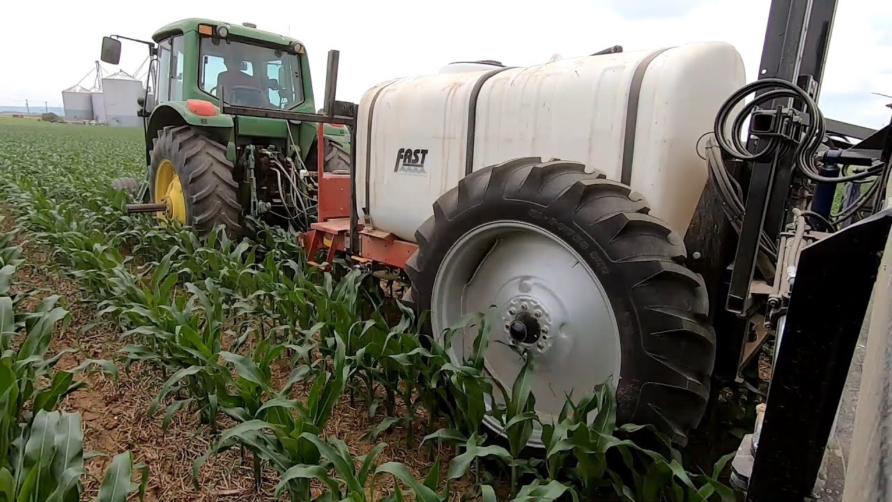Spraying Corn & Massive Fan