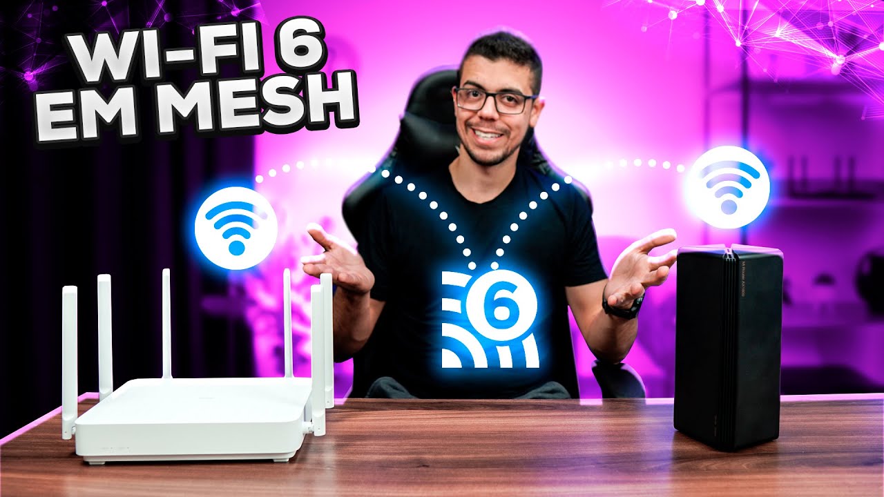 MONTEI UMA INCRÍVEL REDE MESH Wi-Fi 6 COM ROTEADORES DA XIAOMI