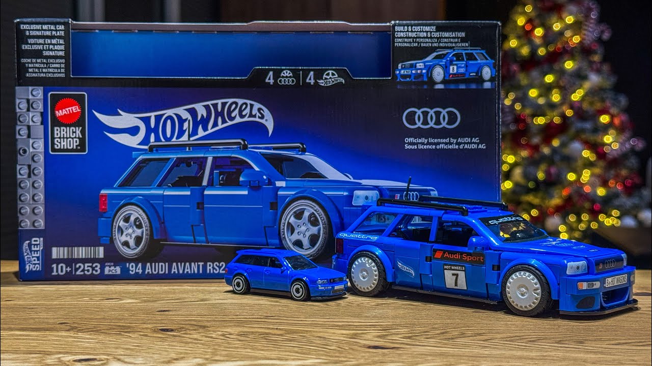 ΚΑΤΑΣΚΕΥΑΣΑ ΤΟ ΝΕΟ AUDI AVANT RS2 !! | MATTEL BRICK SHOP | HOT WHEELS 