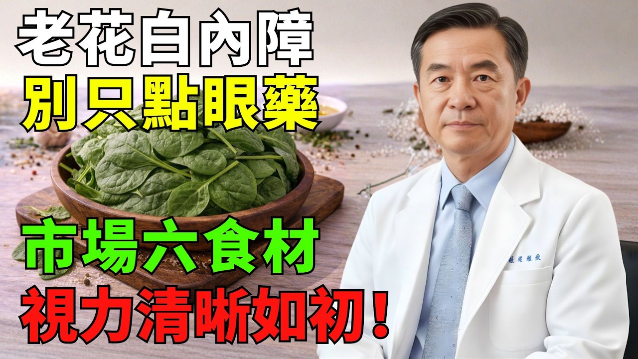 年紀漸長，眼睛容易模糊又疲勞——依循養生經驗，這6種市面常見食物有助滋養雙眼、維持視力穩定