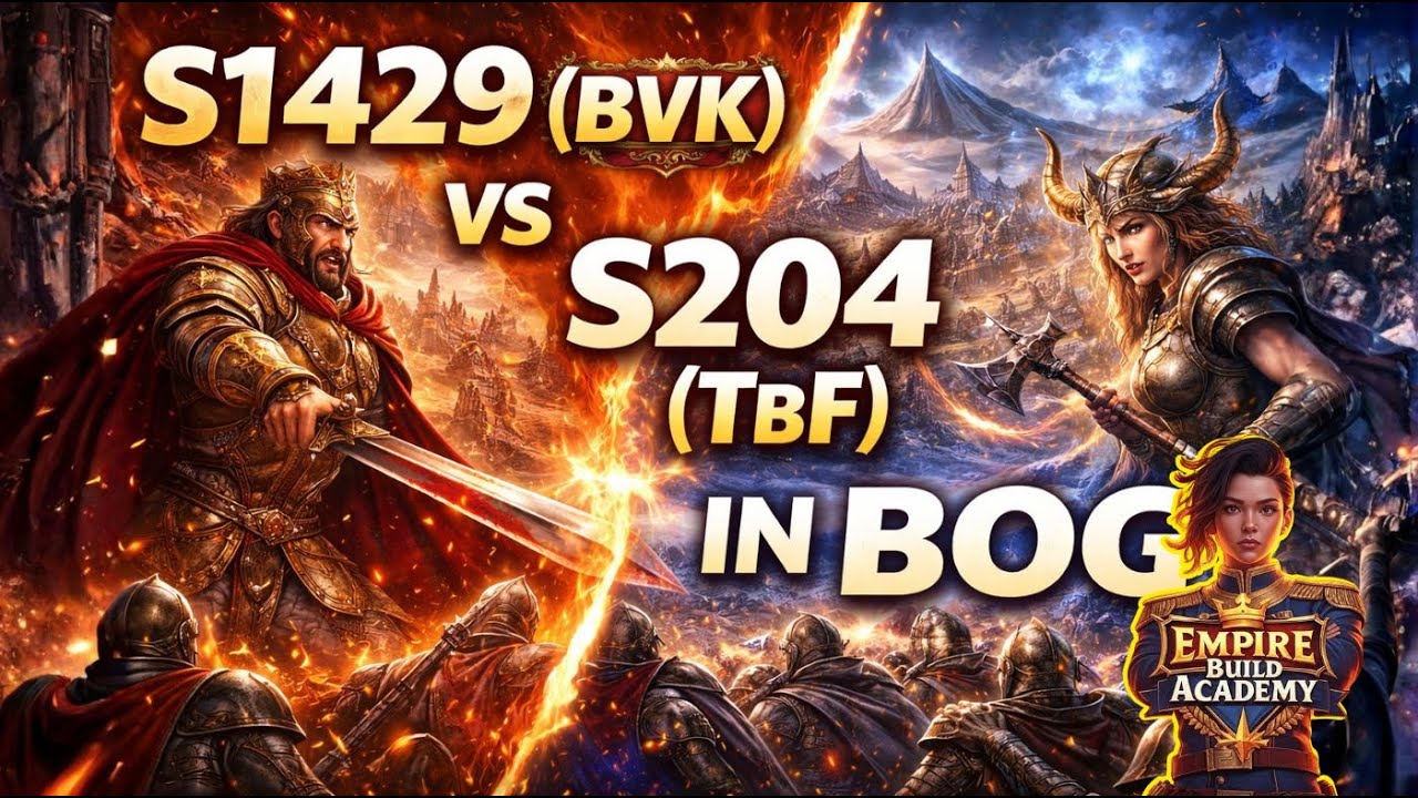 Evony BoG | K39 T1 Trap | S1429 (BVK) vs S204 (TbF)