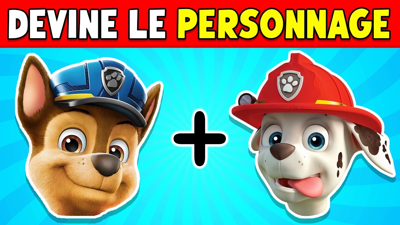 Quiz La Pat' Patrouille : Devine la VOIX + &Eacute;MOJIS...! 🥰Chase👮Marshall👩&zwj;🚒Skye👷Rocky💚