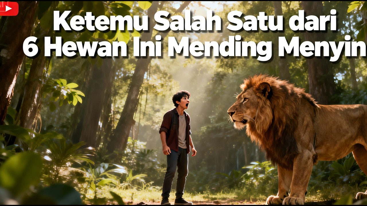 Ketemu Salah Satu dari 6 Hewan Ini  Mending Menyin