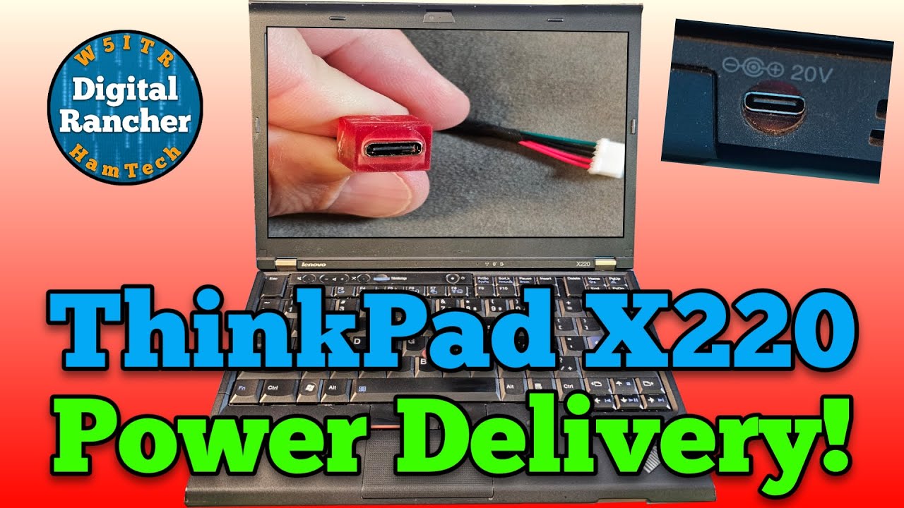 ThinkPad X220 Power Brick Holding you back? Upgrade to PD Charging!