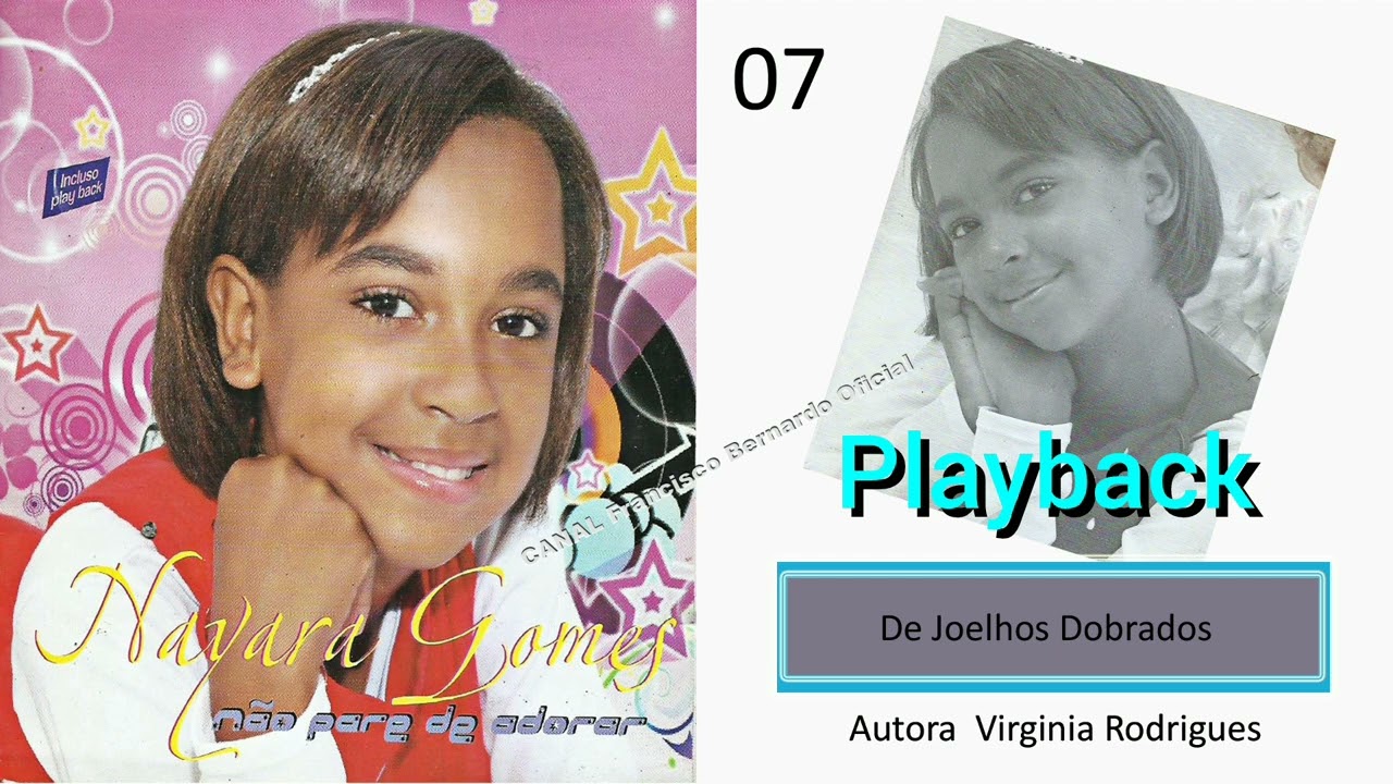 NAYARA GOMES   De  Joelhos Dobrados Playback #franciscobernardooficial #nostalgia #musicaevagelica 