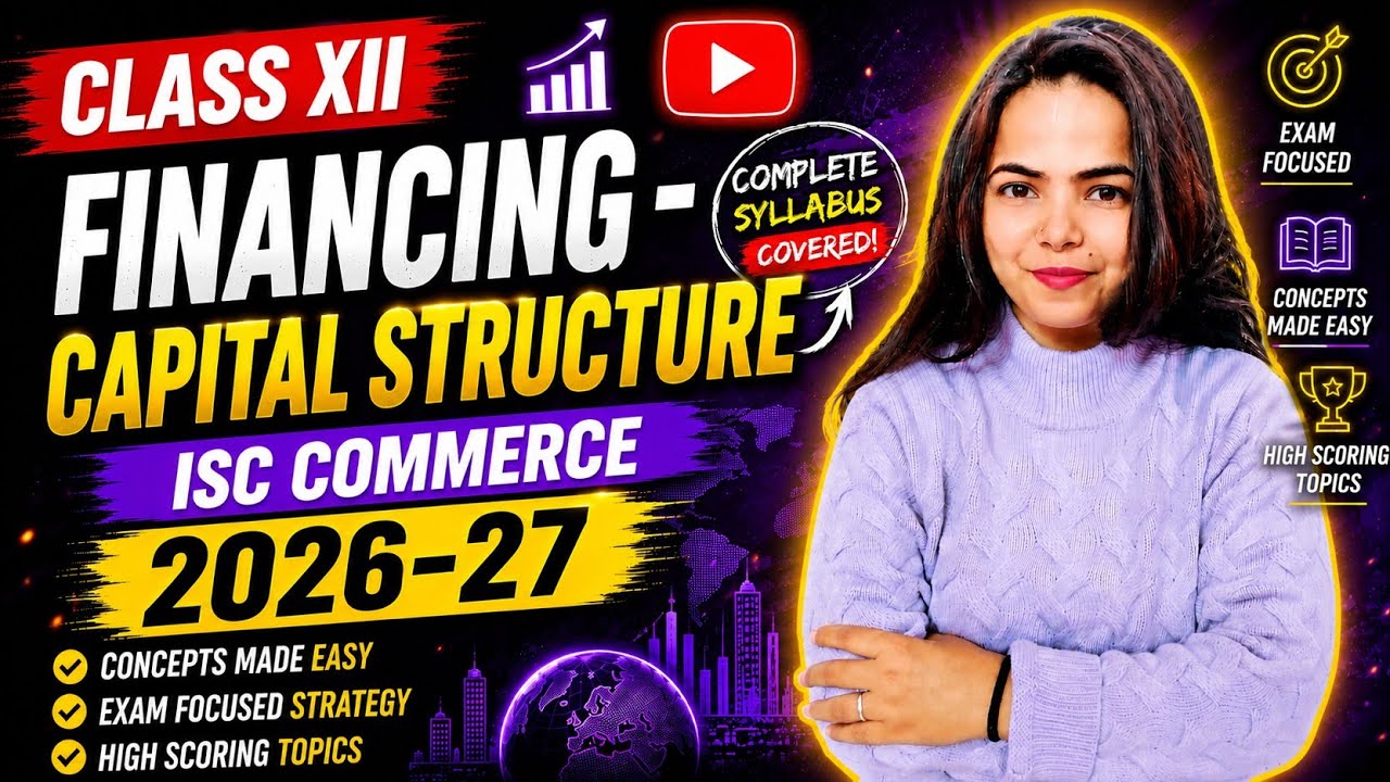 CAPITAL - FIXED AND WORKING - Part 1(Capital Structure- Factors) COMMERCE for Class 12 ISC