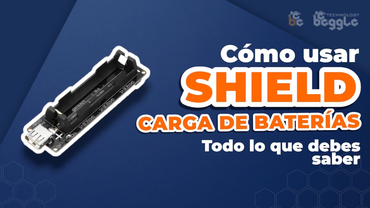 COMO FUNCIONA EL Shield para Carga de baterías 18650