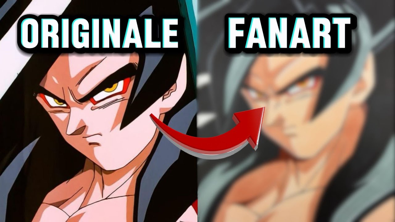 Questo Disegno di Goku SSJ4 ti FARÀ IMPAZZIRE 🔥
