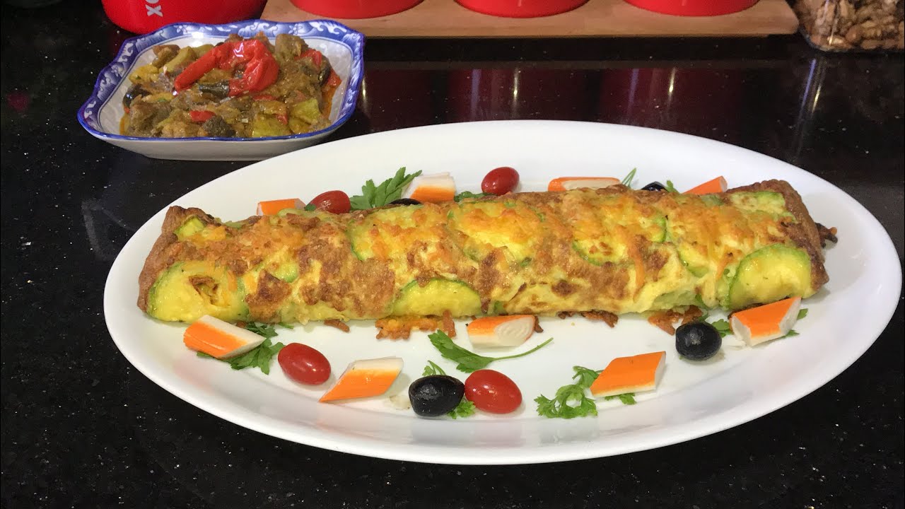 وجبة للعشاء سهلة ولذيذة رولي بالبيض والقرعة كيجي رائع😋😋😋