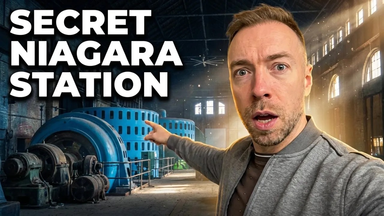 Исследуйте секретный туннель Ниагары! Электростанция Ниагарского парка.