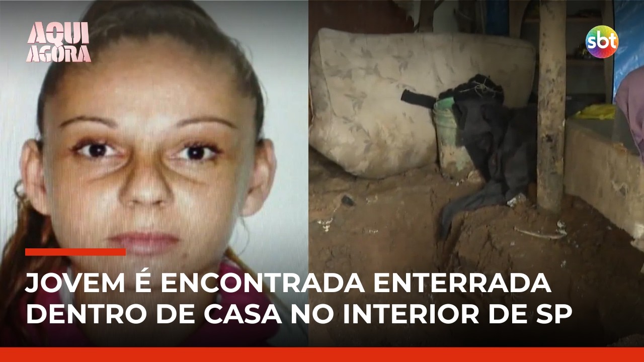 Jovem é encontrada enterrada dentro da própria casa no Interior de SP  | #AquiAgora