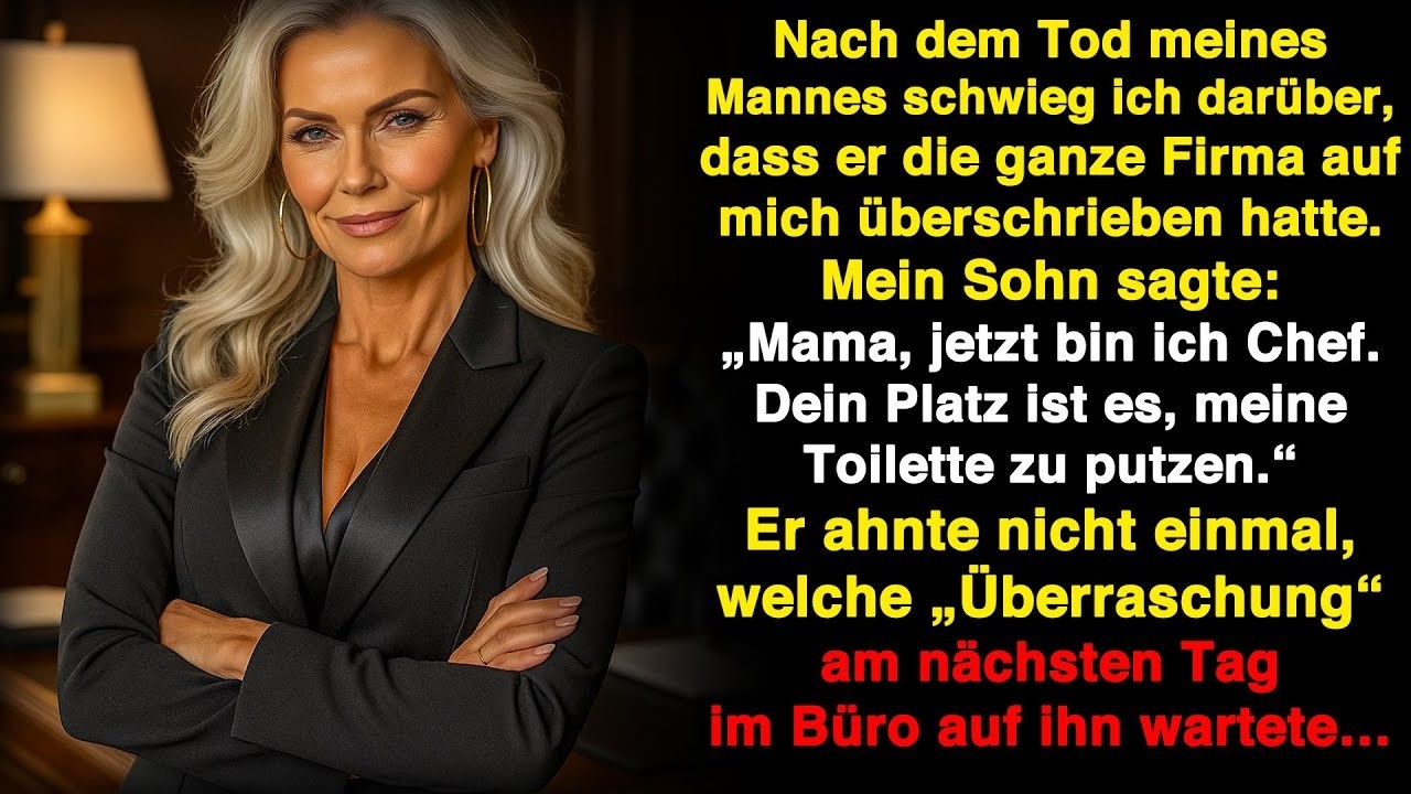 Mein Sohn grinste: „Jetzt bin ich der Chef, du putzt die Toilette!“ Am nächsten Tag rächte ich mich.
