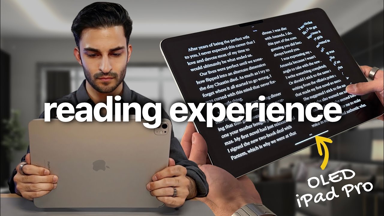 Reading on OLED iPad Pro: Better than you think! 📖✨