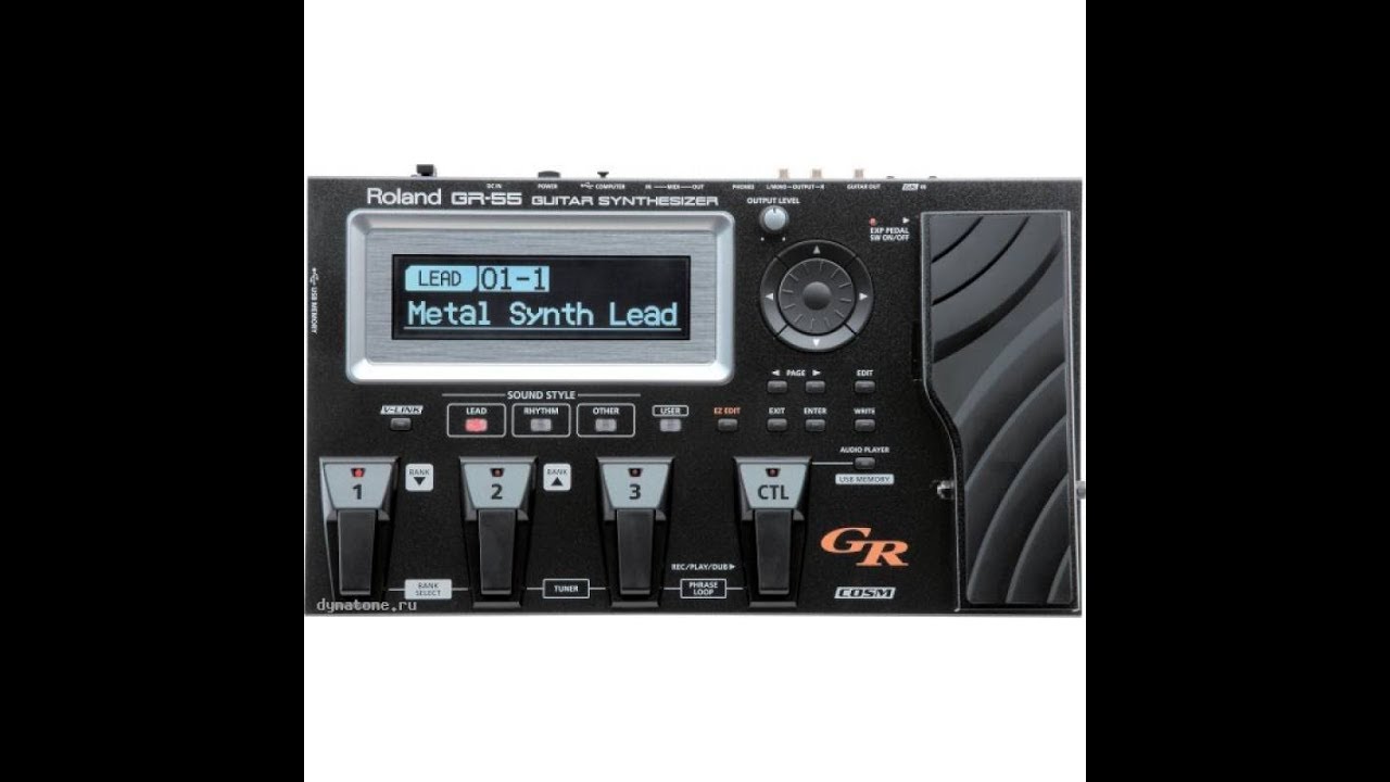 Знакомство с гитарным процессором Roland GR-55
