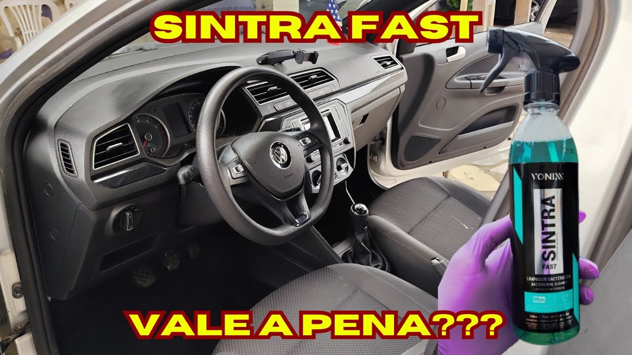 🎥 Limpeza interna no GOL com Sintra Fast da Vonixx! Simples, Rápido e Eficiente!