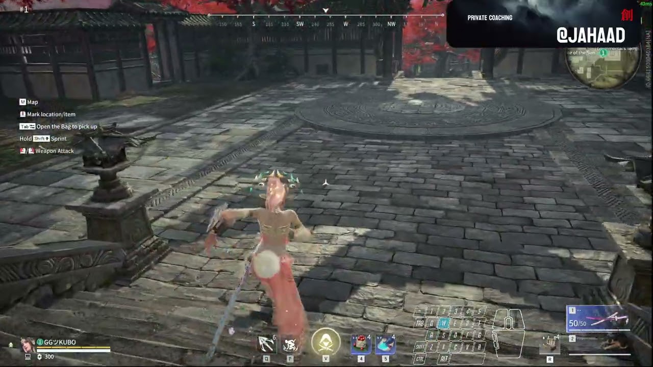 Naraka: Bladepoint basic to intermediate movement /w Obstacles Part 1