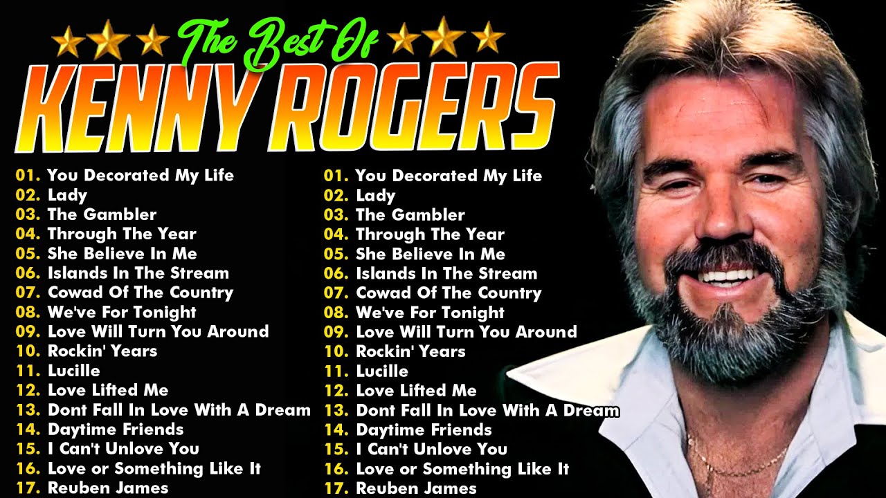 Kenny Rogers Nonstop Songs Greatest Hits Full Album🌾Musica Country Kenny Rogers🔥Old Country Songs
