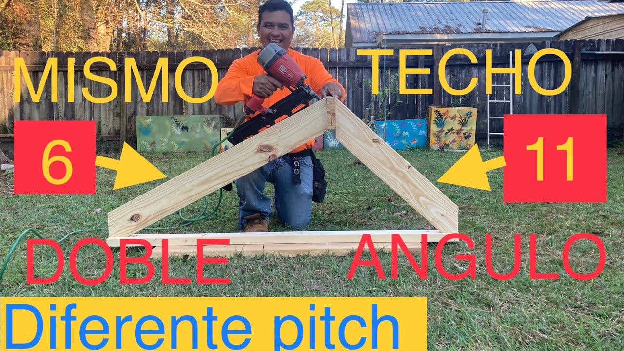 COMO CORTAR RAFTERS CON DIFERENTES ANGULOS /PITCH
