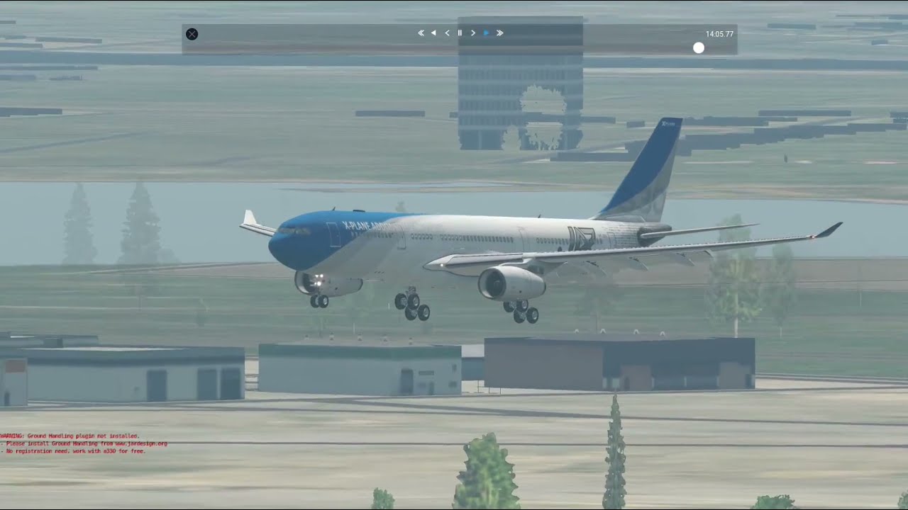 Butter landing in Jardesign A330 (-57 fpm!)