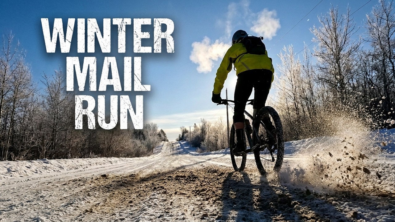 Getting the Mail in Rural Canada by Bicycle - Nova Scotia - Snow, Spokes & Stamps