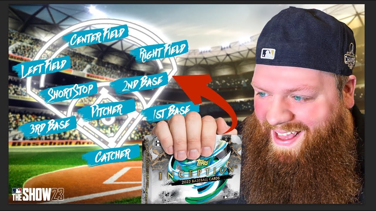 I OPENED REAL BASEBALL CARDS TO MAKE MY DIAMOND DYNASTY TEAM IN MLB THE SHOW