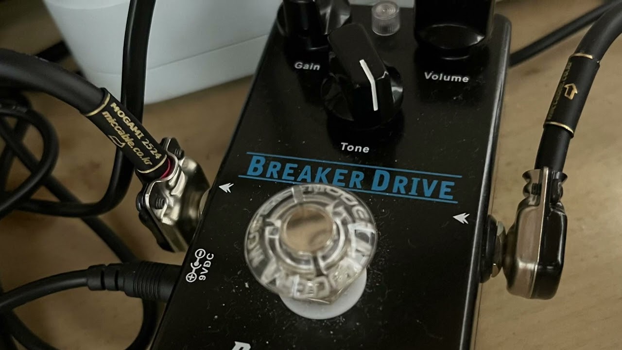 [사운드샘플] Demonfx Breaker Drive 오버드라이브 페달