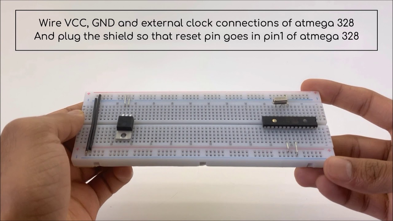 How to make programming shield for ATmega-328 AVR ISP mkll