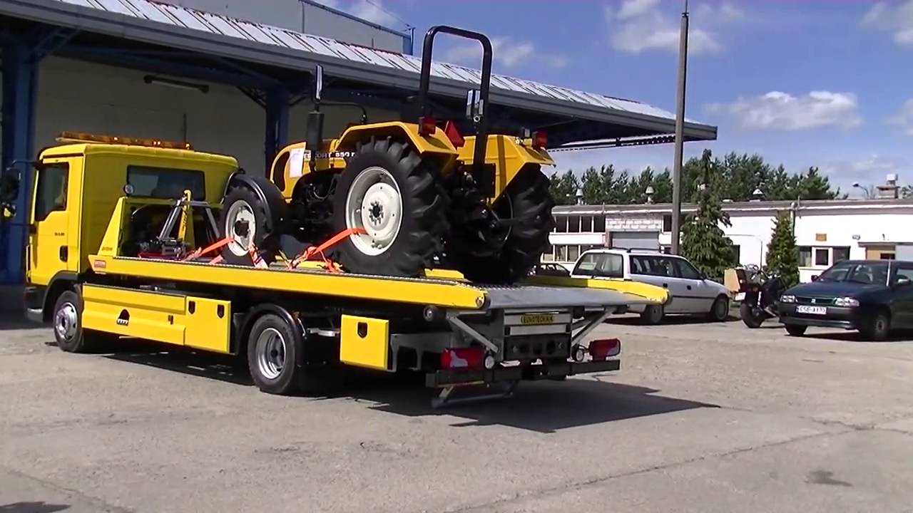 Hakowiec, transport, pomoc drogowa, system przesuwny, hackenlift, flatbed, Eurotechnik