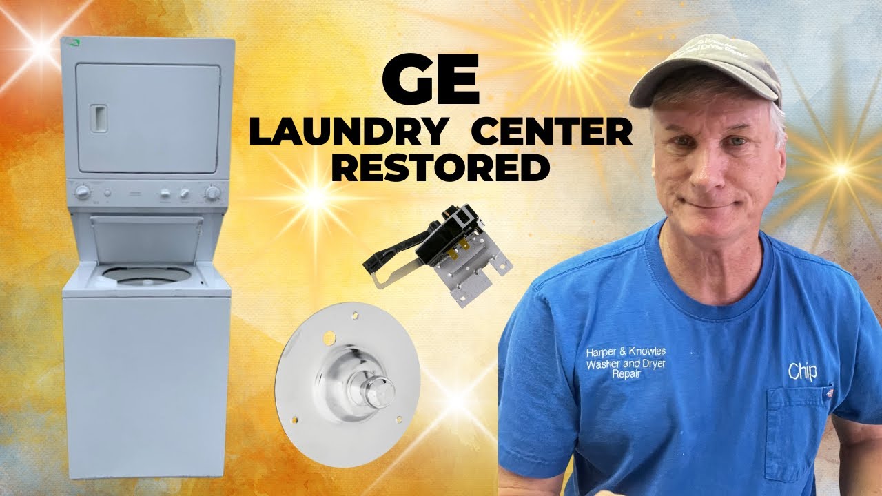 2. How to Fix a Scrapped GE Stacked Unit: Dryer Ball Hub & Washer Lid Switch
