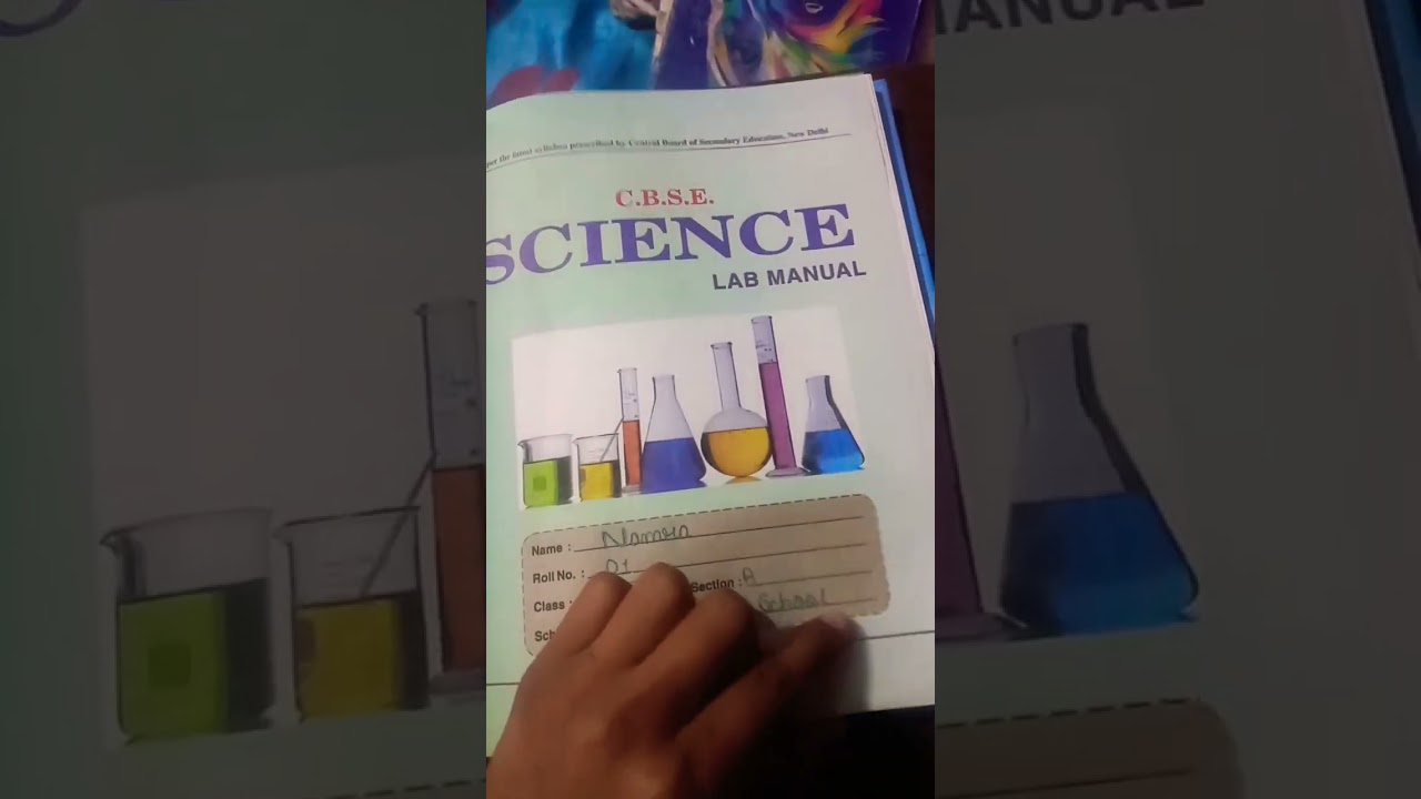 @Namra_Zoya class 9th cbse board science lab manual