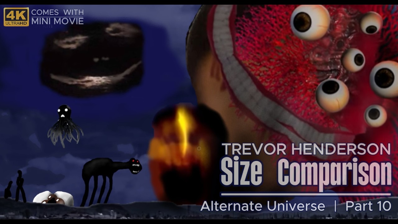 Part 10 - Trevor Henderson Alternate Universe Giants Size Comparison (Fan Made Sketch) -  EPIC!
