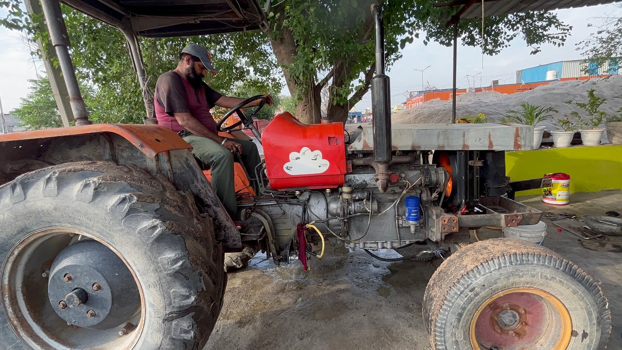 Hmt 6522 | engine service & oil brakes | #tractor #hmt6522 #hmt