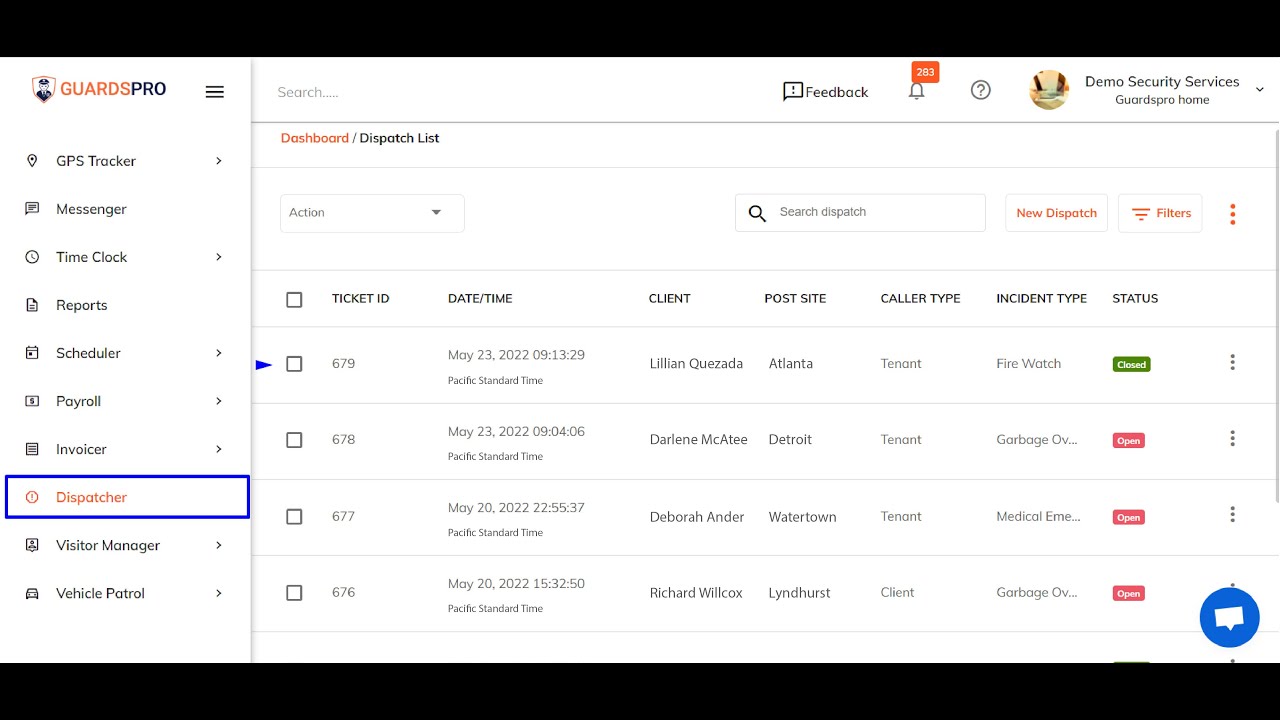 How To View Dispatch Call Details On Dashboard? - GuardsPro Help Center Video