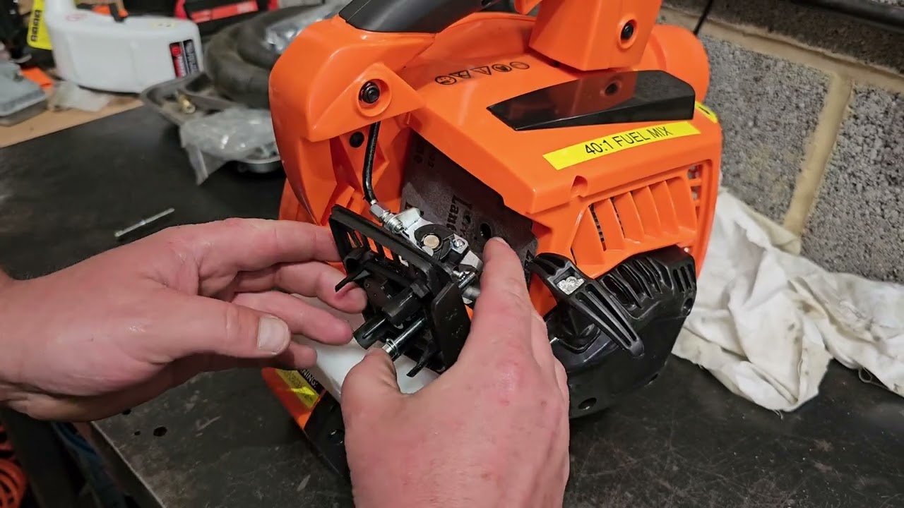 Leaf Blower Trigger Getting Stuck / Stuck on Full Rev / Throttle Cable Adjustment